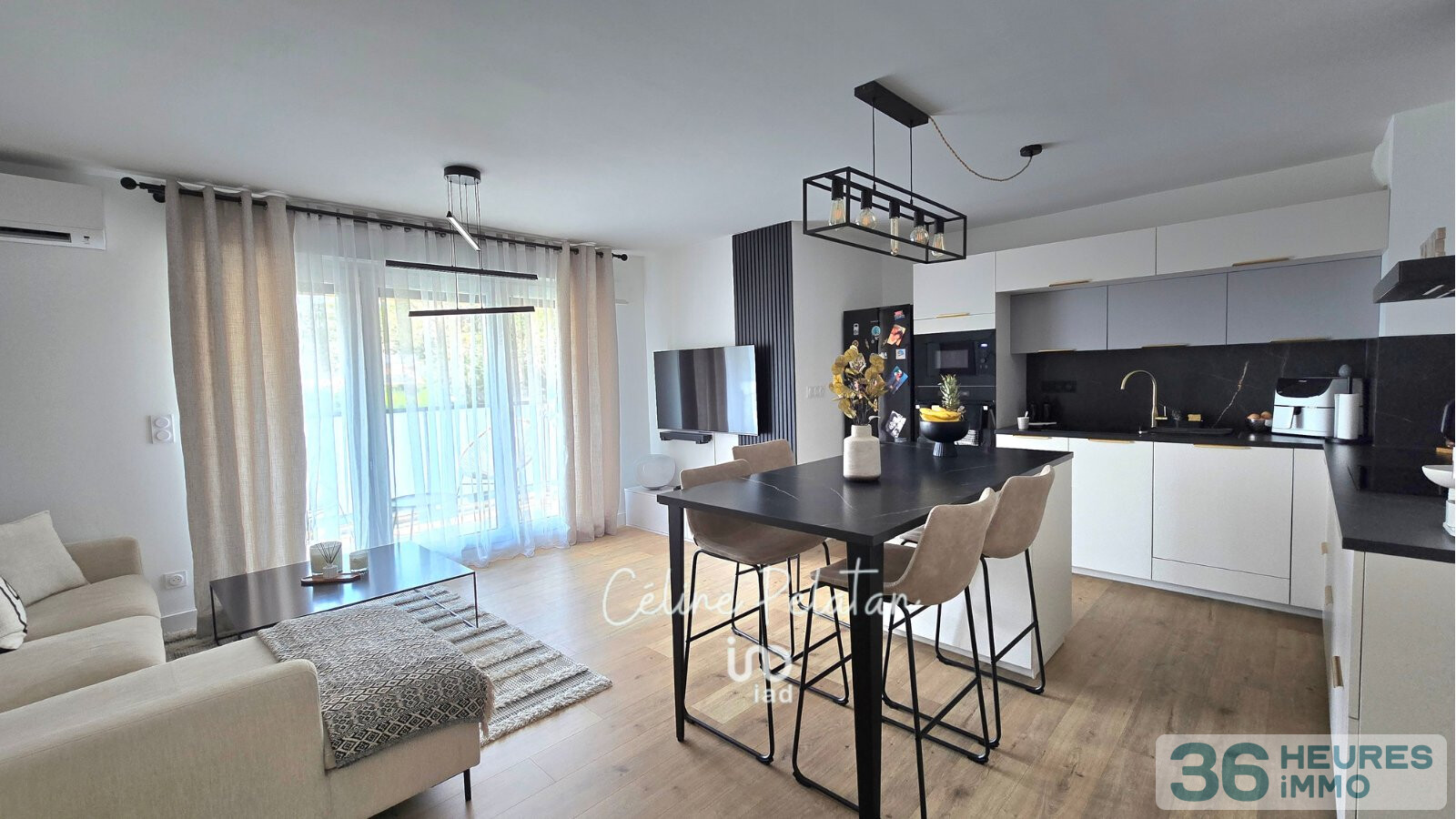 Appartement moderne de 2023 d'environ 59 m² - 3 pièces avec balcon