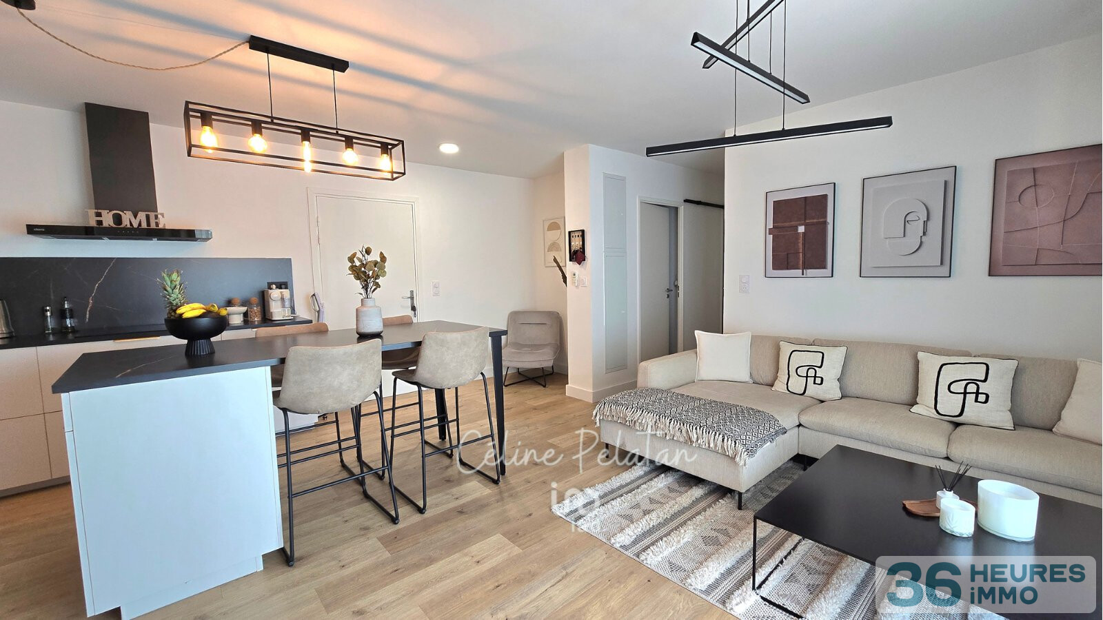 Appartement moderne de 2023 d'environ 59 m² - 3 pièces avec balcon