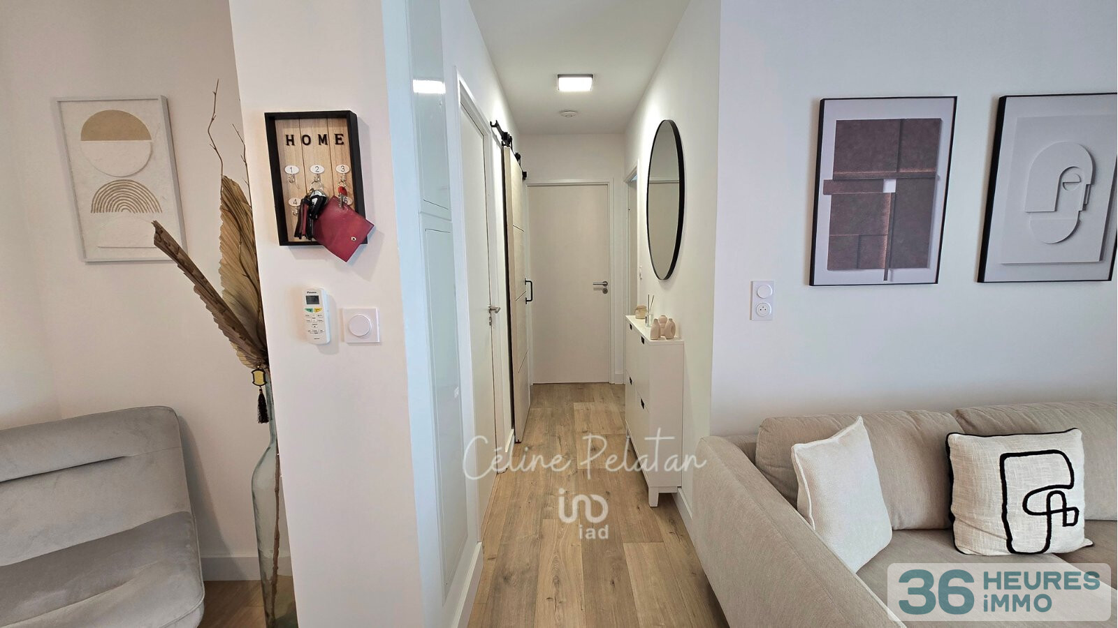 Appartement moderne de 2023 d'environ 59 m² - 3 pièces avec balcon