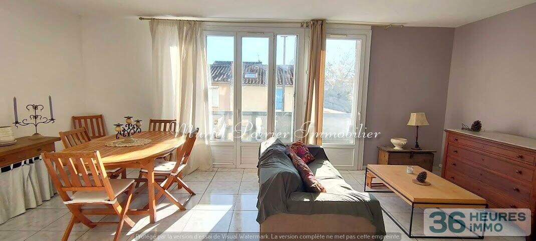 Appartement 3 pièces avec balcon cellier et buanderie.