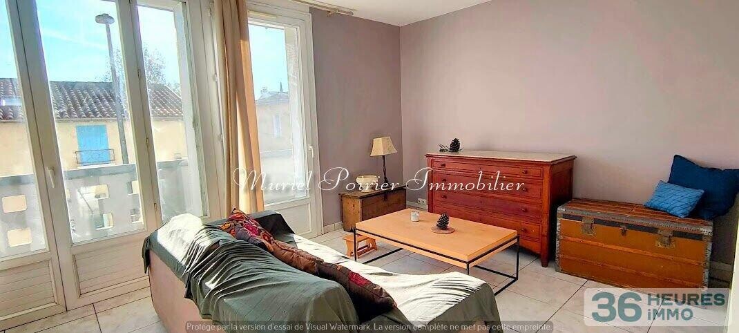 Appartement 3 pièces avec balcon cellier et buanderie.