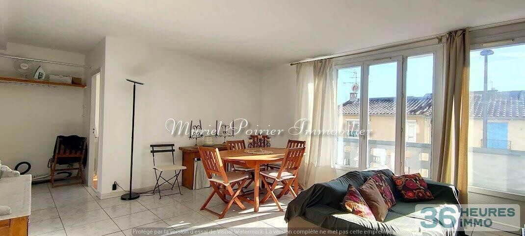 Appartement 3 pièces avec balcon cellier et buanderie.