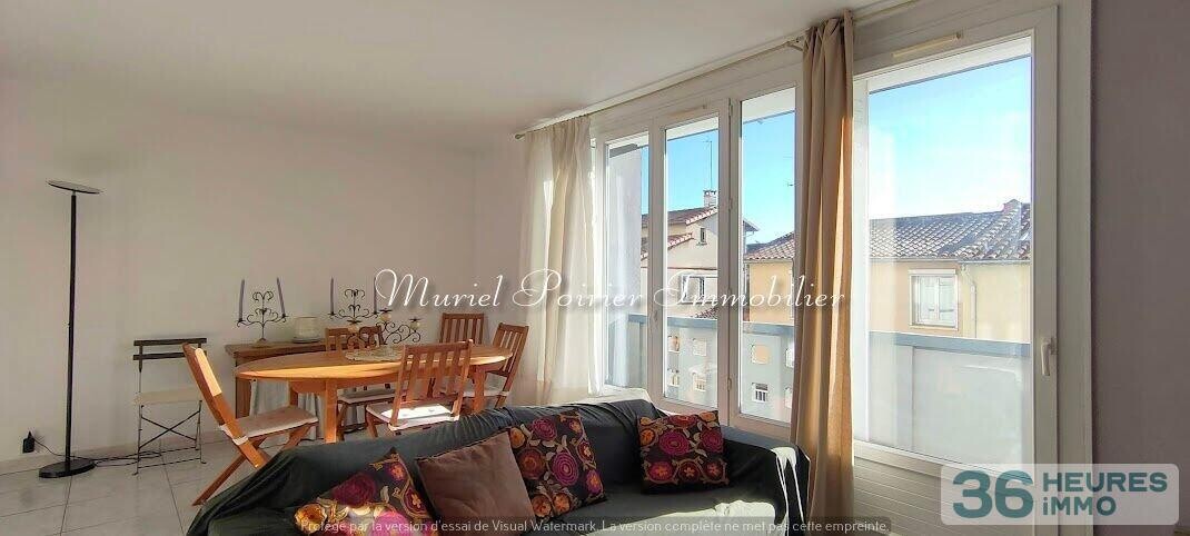 Appartement 3 pièces avec balcon cellier et buanderie.