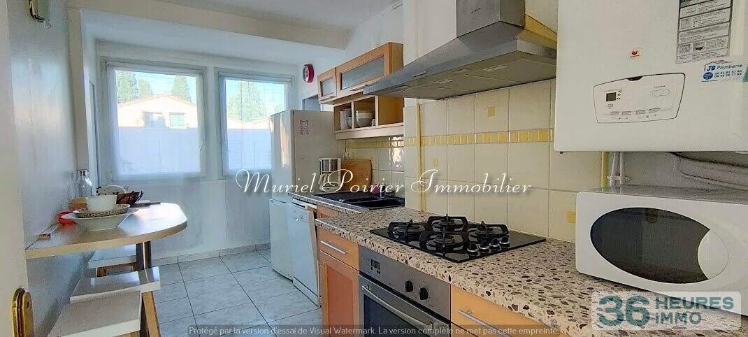 Appartement 3 pièces avec balcon cellier et buanderie.