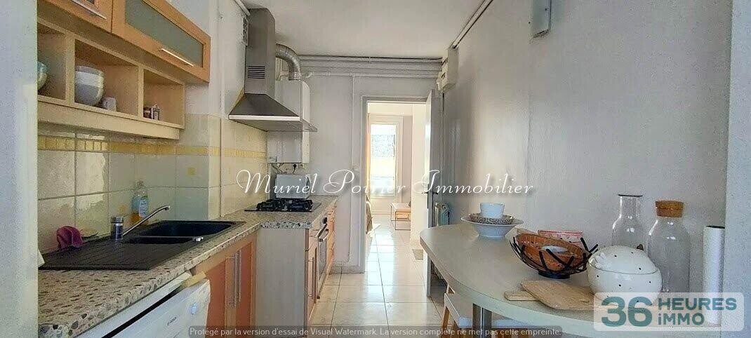 Appartement 3 pièces avec balcon cellier et buanderie.