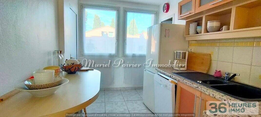 Appartement 3 pièces avec balcon cellier et buanderie.