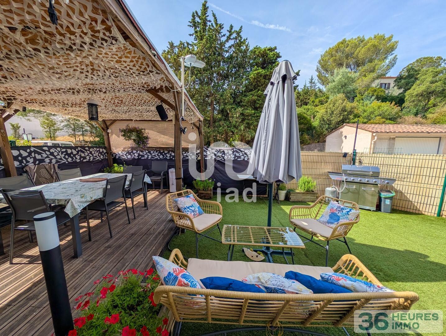 Appartement à Fréjus (83370)   2 chambres  3 pièces  70 m²  69 m² de terrain