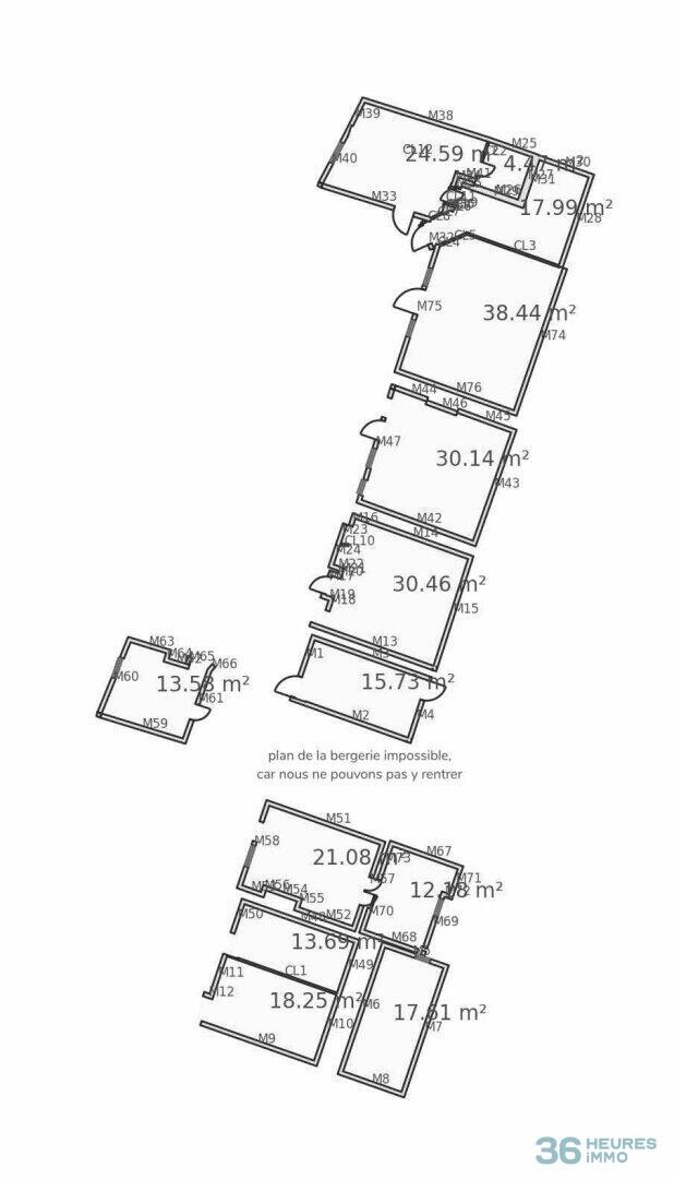 Ferme à réhabiliter de +250m² au sol avec dépendances et jardin à MAILLY LE CHATEAU