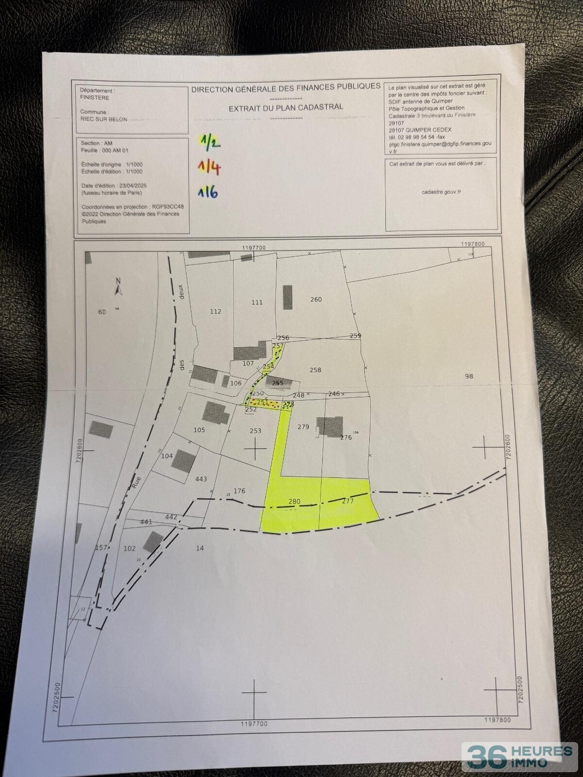 Terrains à bâtir sur RIEC-SUR-BELON