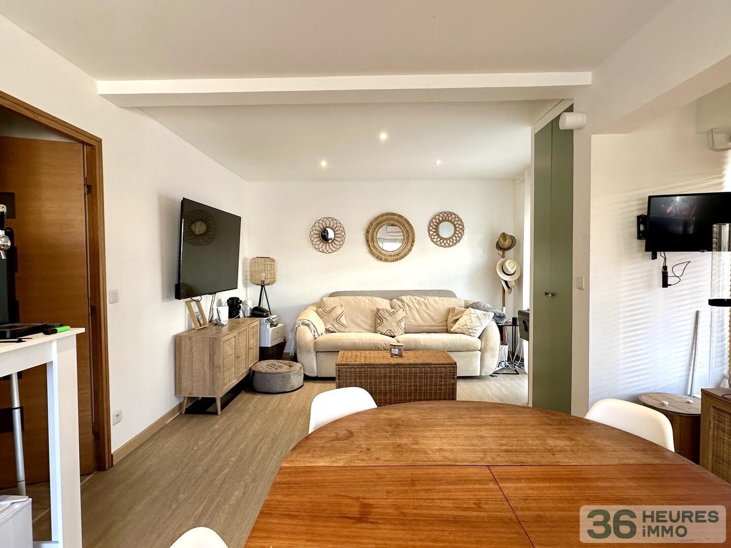 T3 de 60 m2 avec deux terrasses et parking, à deux pas de la mer !