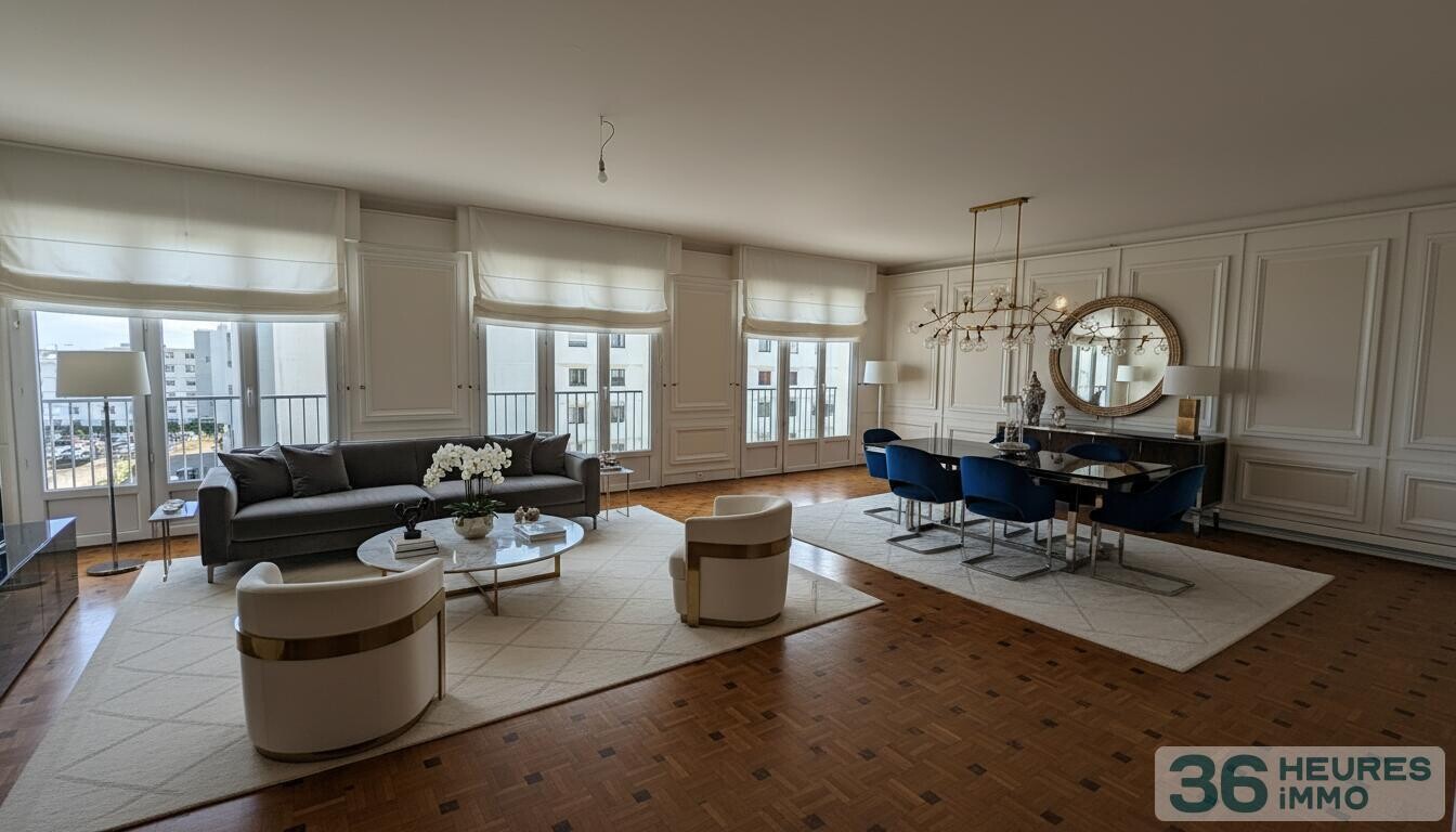 Appartement T5 de 122 M2 en vente interactive Nantes dernier étage