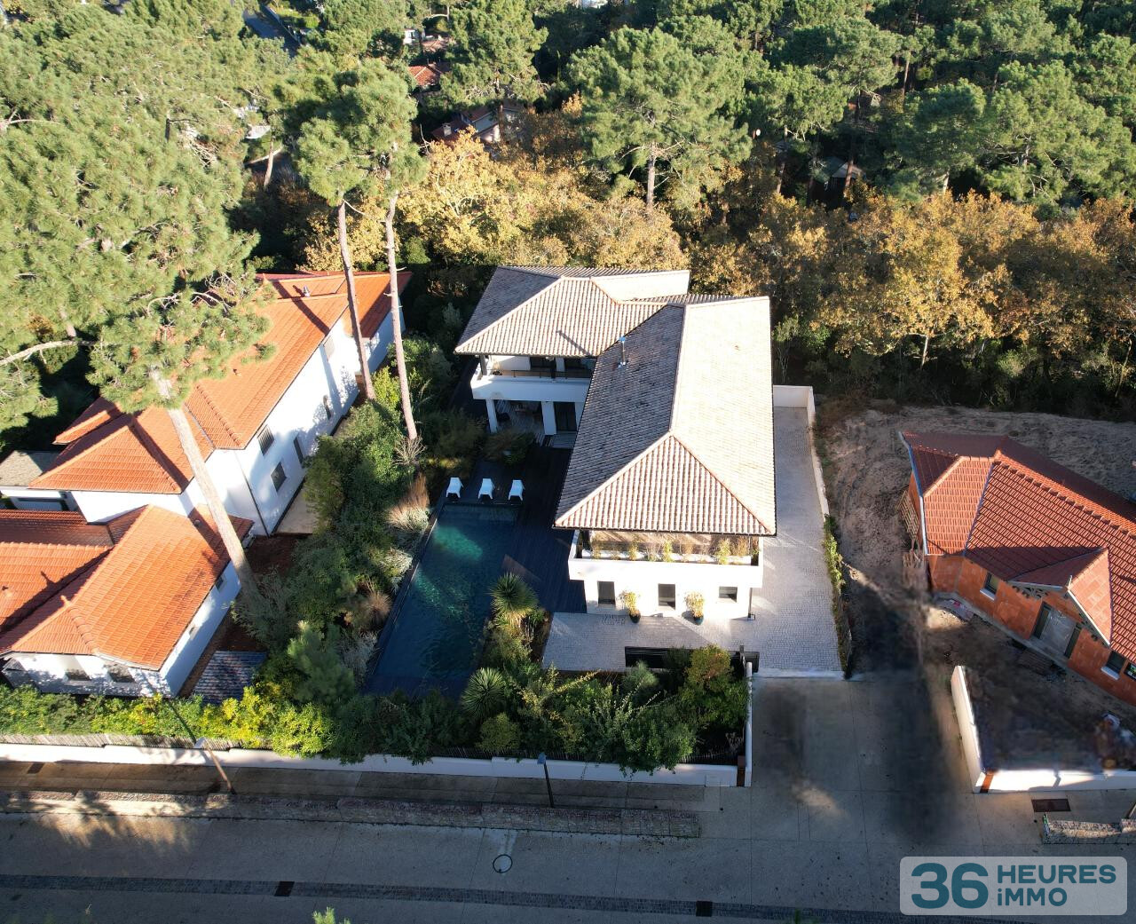 Villa d'exception neuve avec piscine à vendre aux Abatilles, Arcachon