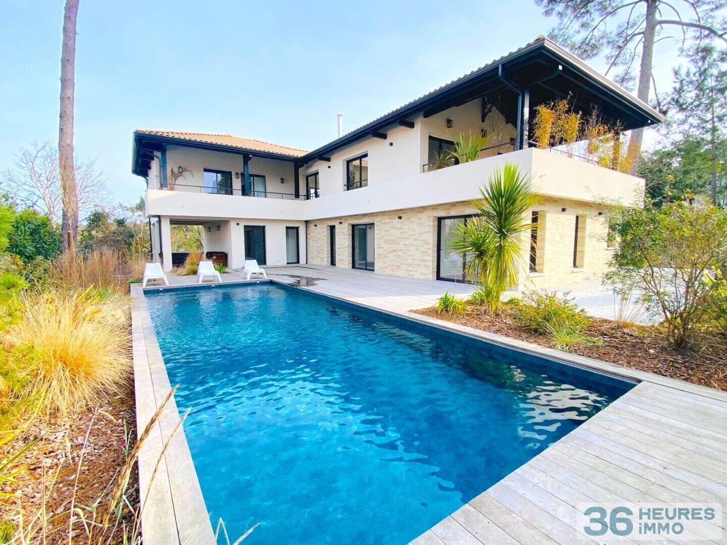 Villa d'exception neuve avec piscine à vendre aux Abatilles, Arcachon