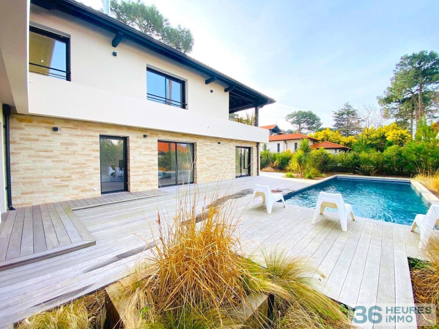 Villa d'exception neuve avec piscine à vendre aux Abatilles, Arcachon