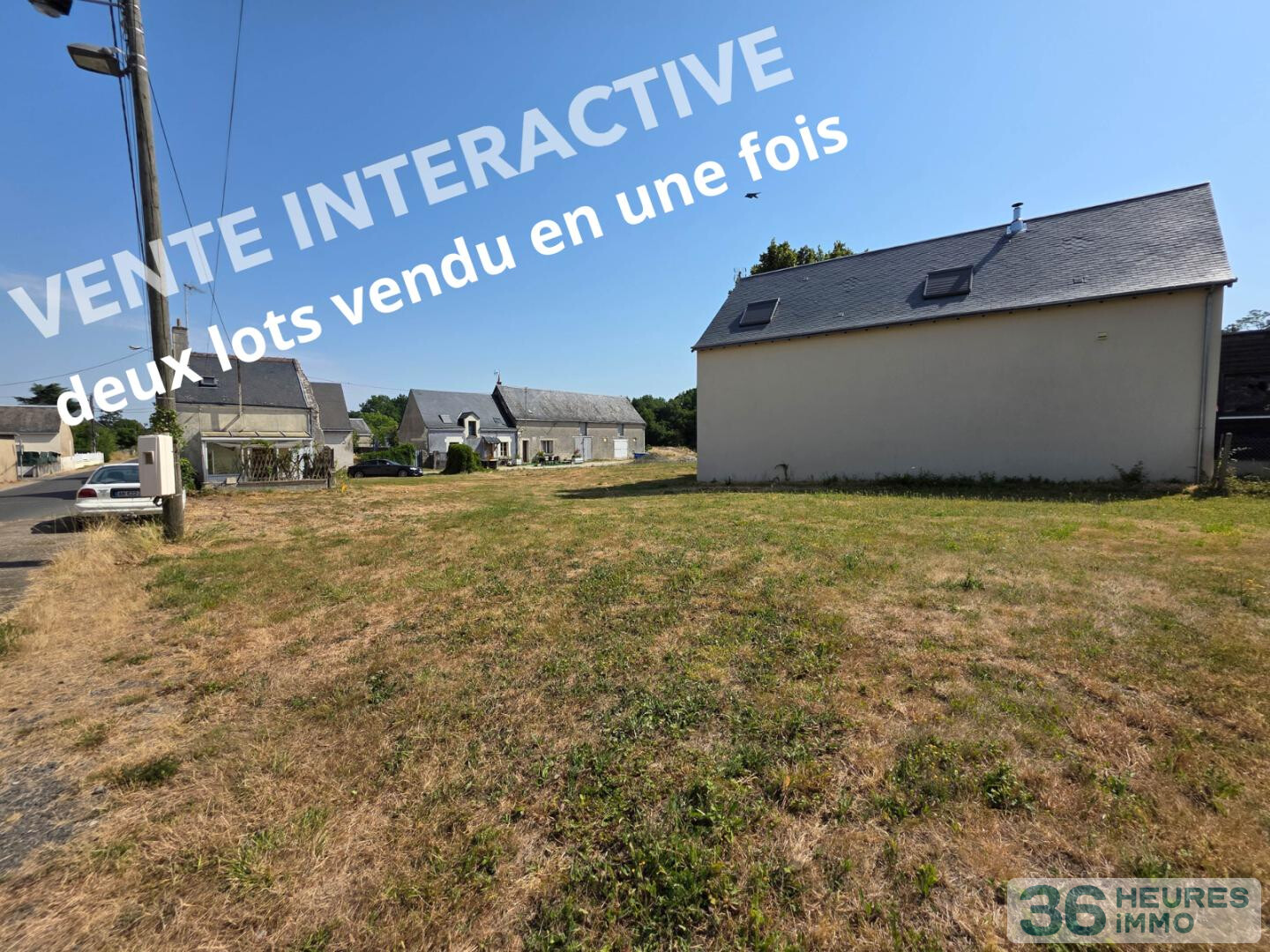 lot de deux terrain de 965 m²