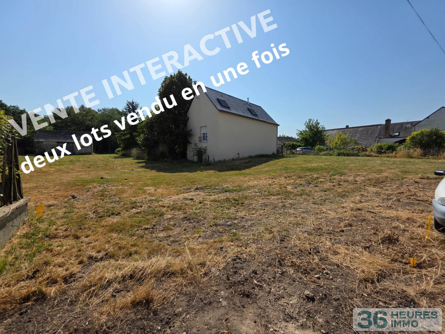 lot de deux terrain de 965 m²