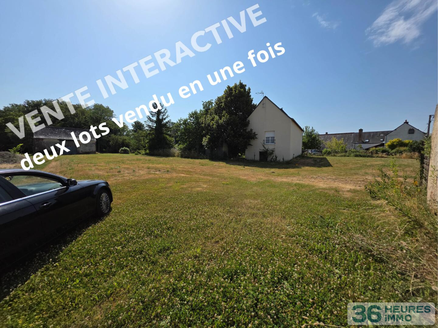 lot de deux terrain de 965 m²