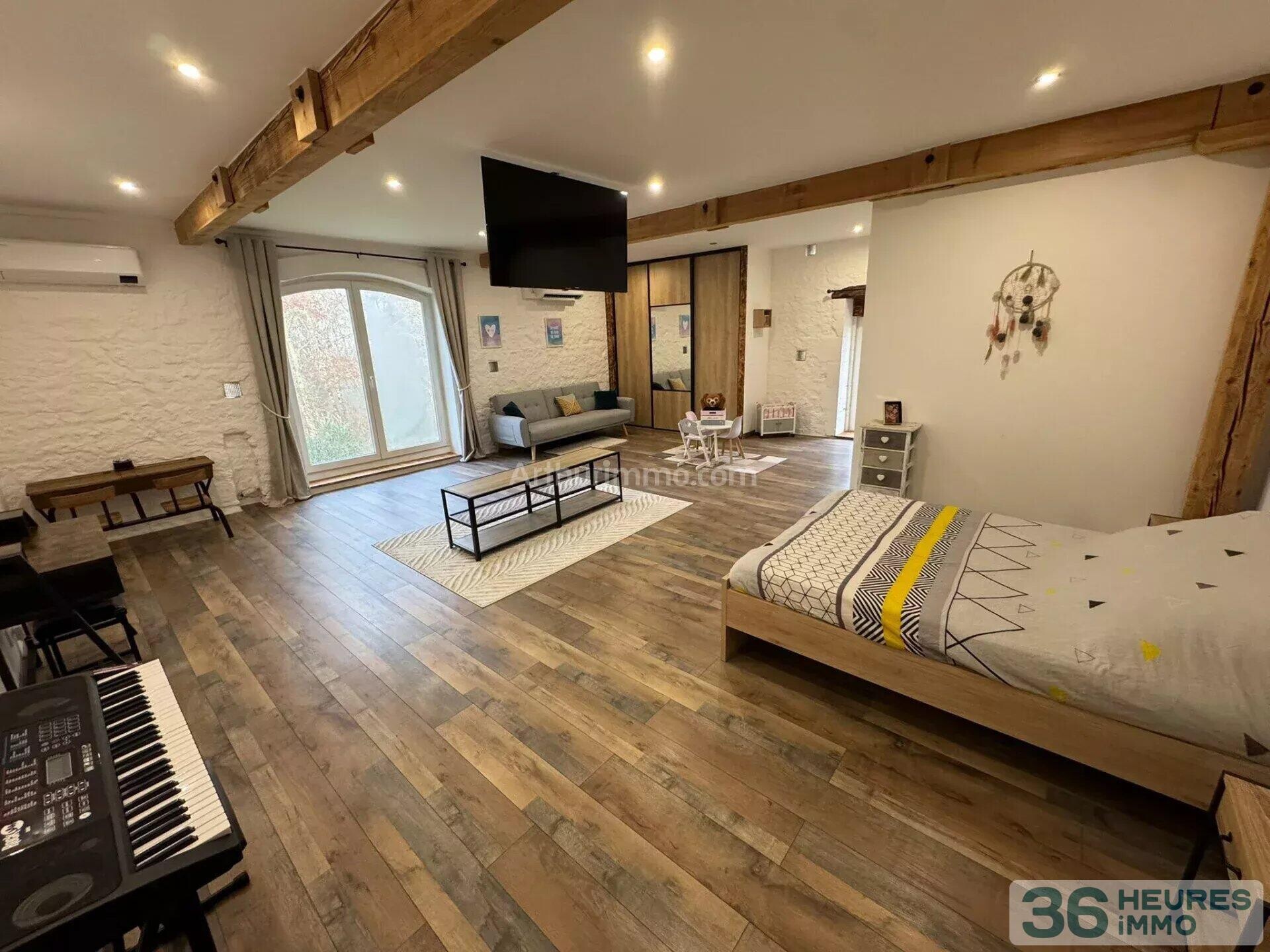 Propriété de caractère en pierre – Volumes exceptionnels – Usage résidentiel ou professionnel – Saint-Vallier